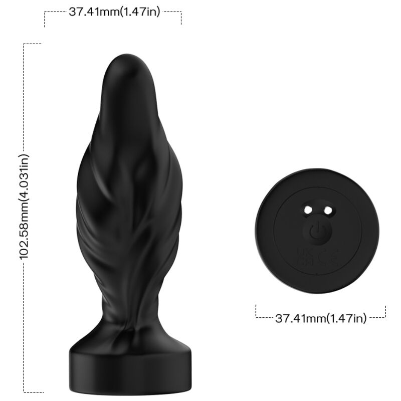 ARMONY - Sensory Device & ANAL PLUG REMOTE CONTROL BLACK