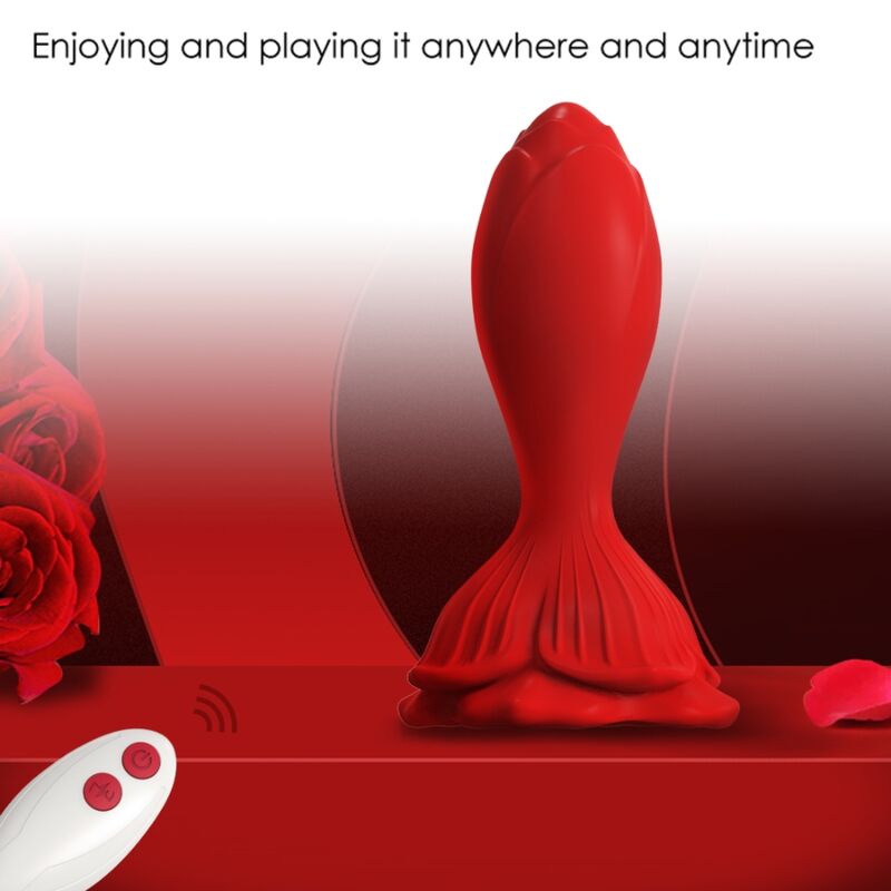 ARMONY - PINK Sensory Device & ANAL PLUG SMALL REMOTE CONTROL RED