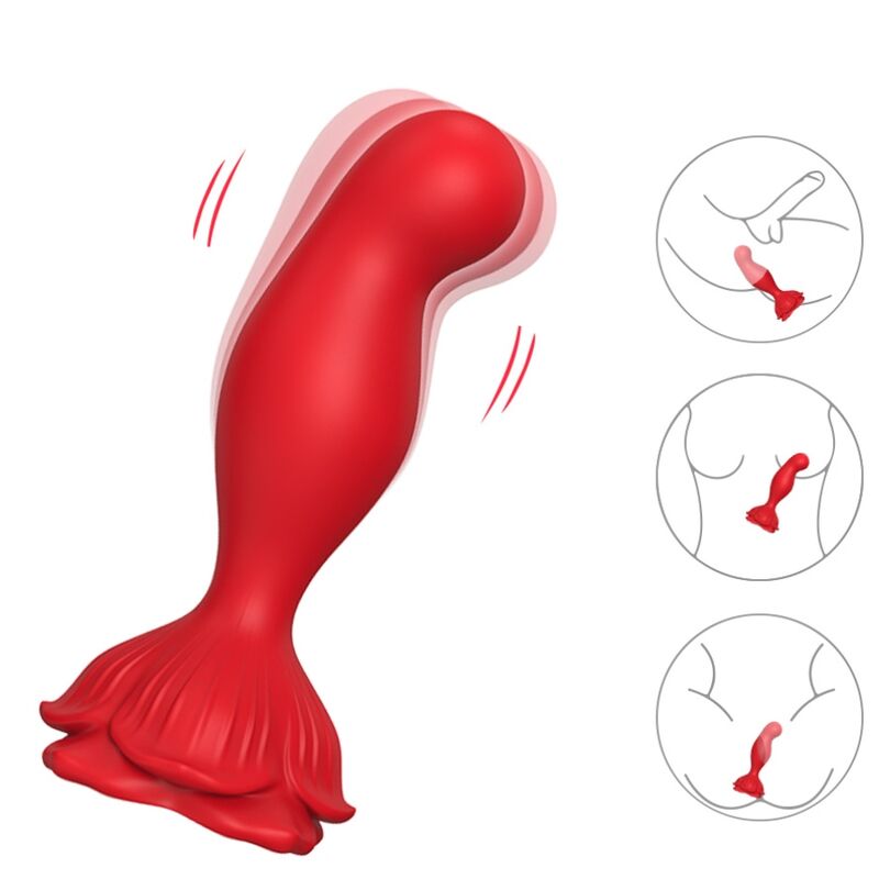 ARMONY - ROSA Sensorgerät & ANALPLUG FERNBEDIENUNG ROT