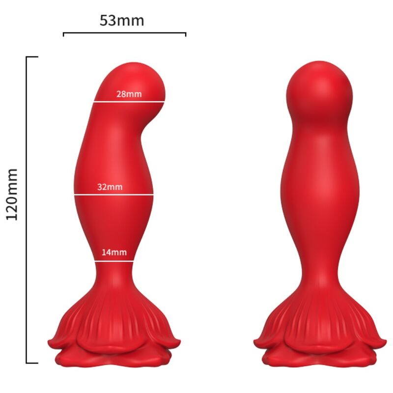 ARMONY - ROSA Sensorgerät & ANALPLUG FERNBEDIENUNG ROT