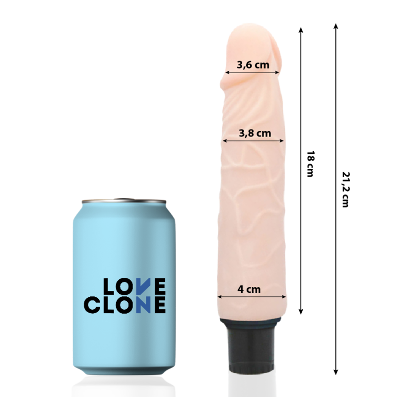 LOVECLONE - FINN SELF LUBRICATION Sensory Device 21.2 CM -O- 3.8 CM