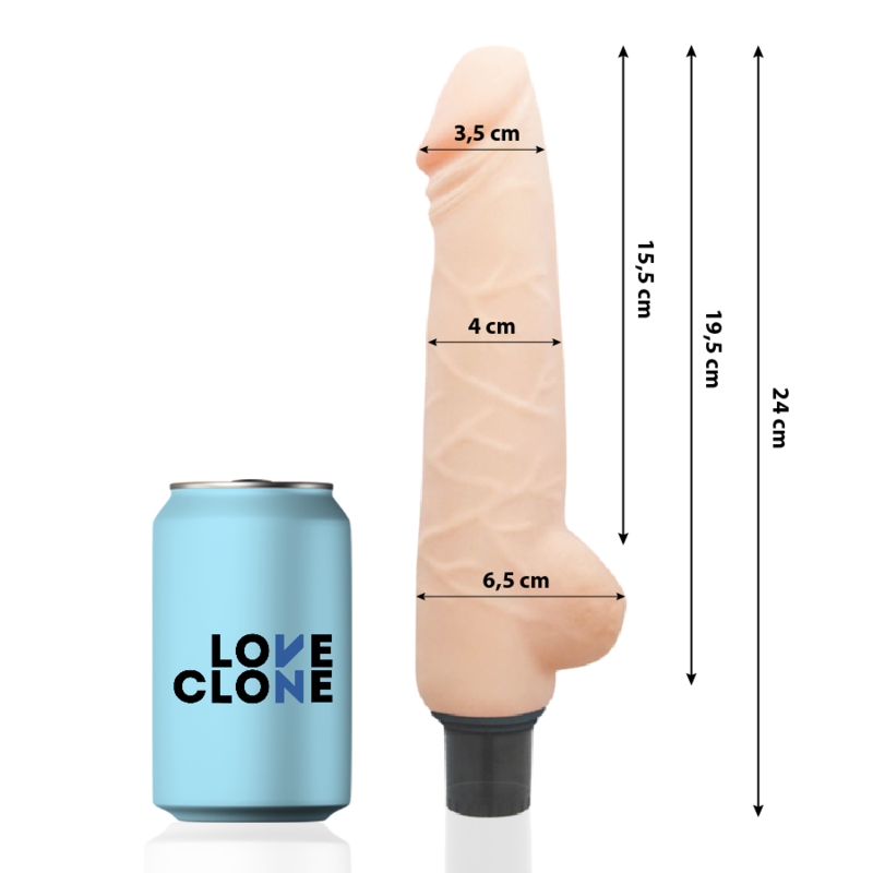 LOVECLONE - HARALD SELF LUBRICATION Sensory Device 24 CM -O- 4 CM