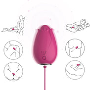 ARMONY - MANDALA EGG Sensorisches Gerät G-PUNKT FERNBEDIENUNG FUCHSIA