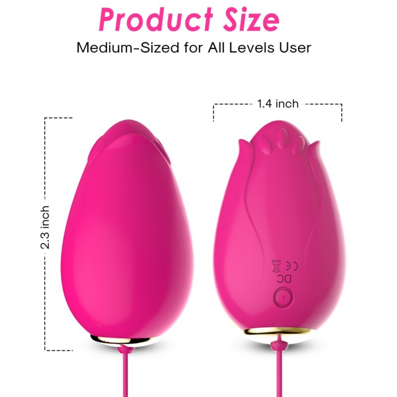 ARMONY - MANDALA EGG Sensorisches Gerät G-PUNKT FERNBEDIENUNG FUCHSIA