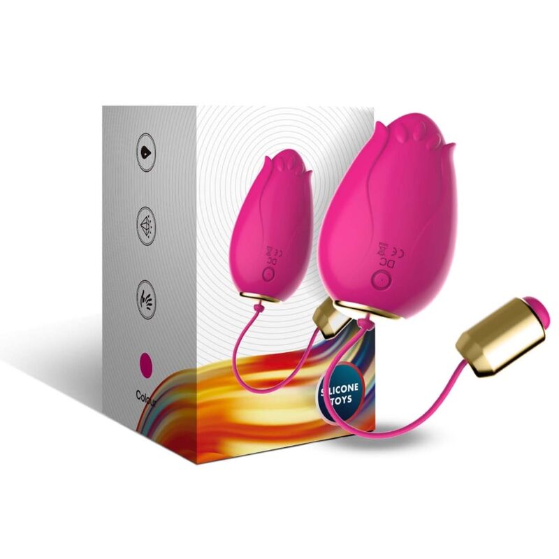 ARMONY - MANDALA EGG Sensorisches Gerät G-PUNKT FERNBEDIENUNG FUCHSIA
