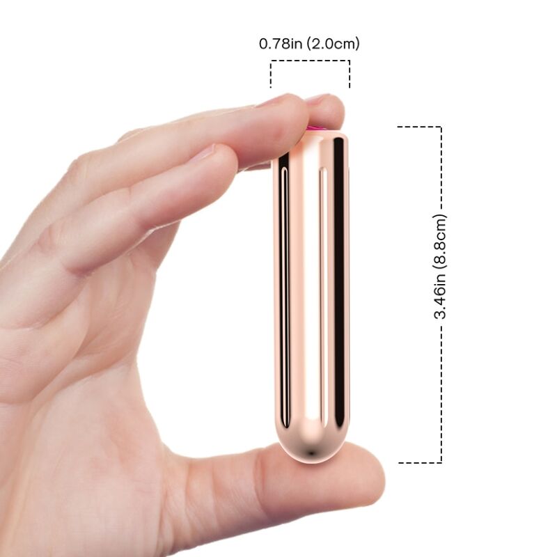ARMONY - WARHEAD Sensory Device BULLET GOLDEN 2 CM x 8.8 CM