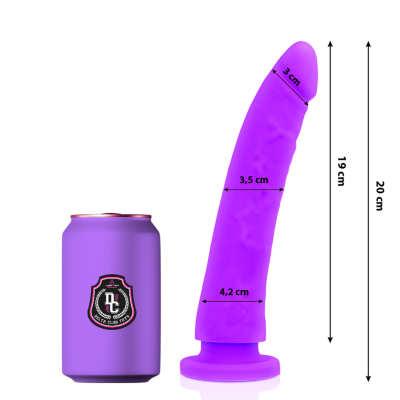 DELTA CLUB - TOYS LILAC Wellness Device MEDICAL SILICONE 20 CM -O- 4 CM