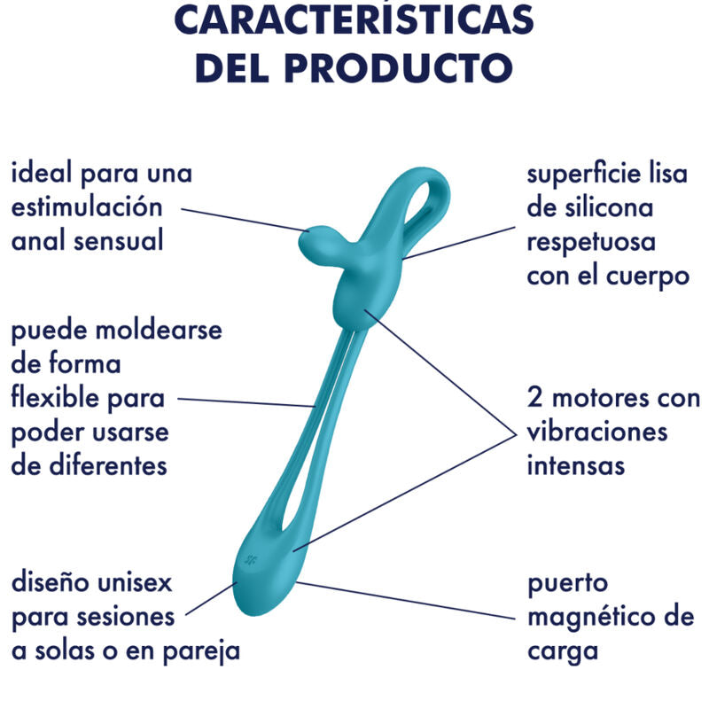 SATISFYER - PLUG & PLAY 1 FLEXIBLE MULTISensory Device