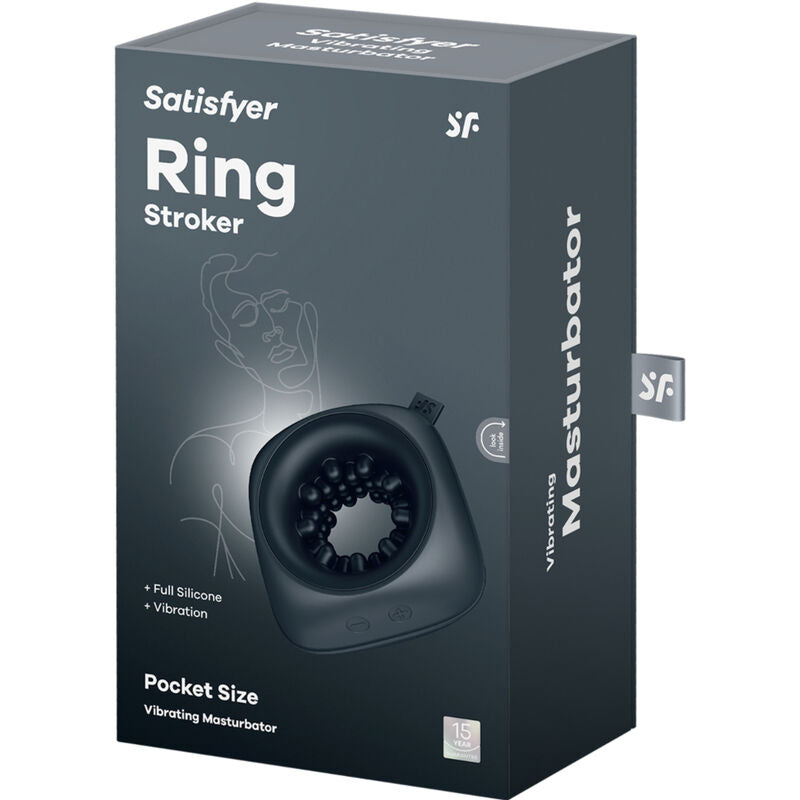 SATISFYER - RING STROKER MASTURBATOR & Sensory Device