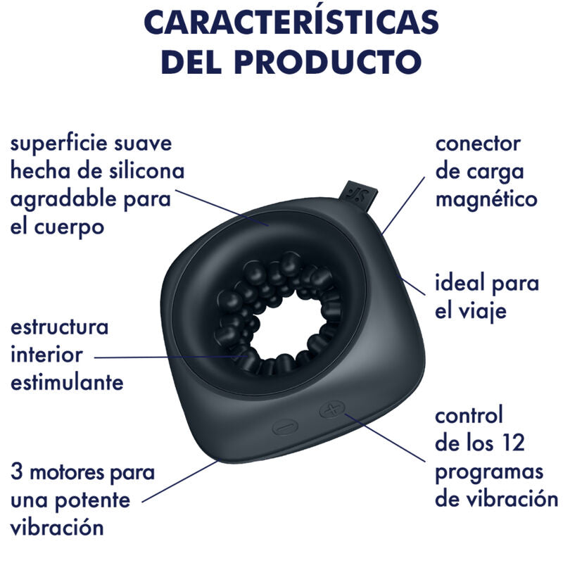 SATISFYER - RING STROKER MASTURBATOR & Sensory Device