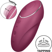 SATISFYER - TAP & CLIMAX 1 LAY-ON Sensory Device RED