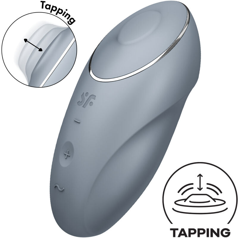 SATISFYER - TAP & CLIMAX 1 LAY-ON Sensory Device RED