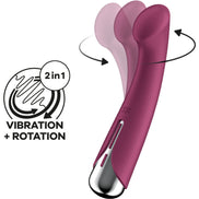 SATISFYER - SPINNING G-SPORT 1 ROTATOR Sensory Device RED