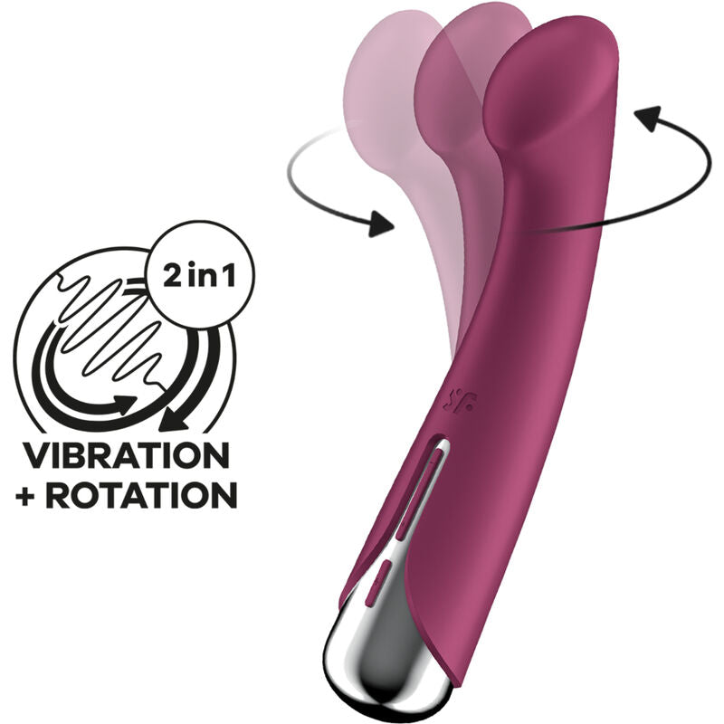 SATISFYER - SPINNING G-SPORT 1 ROTATOR Sensory Device RED