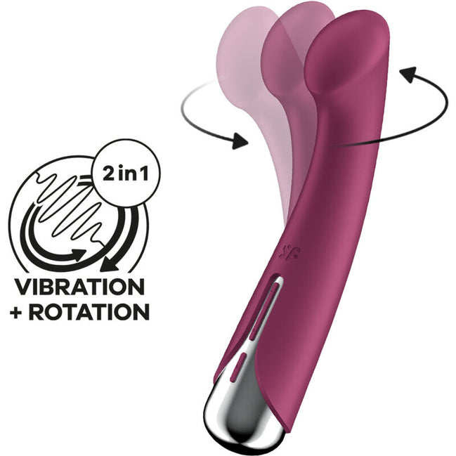 SATISFYER - SPINNING G-SPORT 1 ROTATOR Sensory Device RED