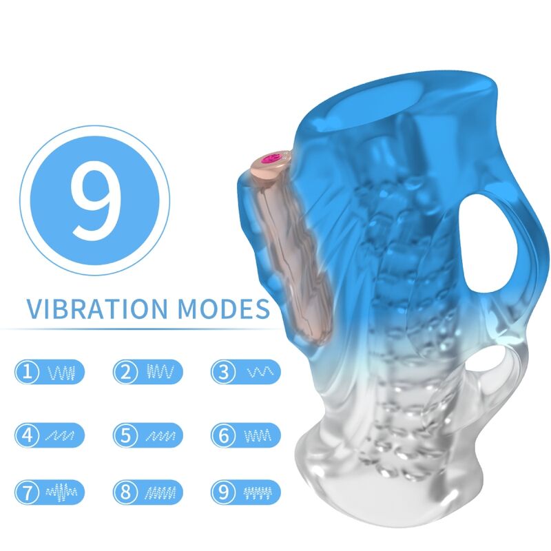 ARMONY – MASTURBATOR FINGER & Sensorisches Gerät BLAU VERLAUF