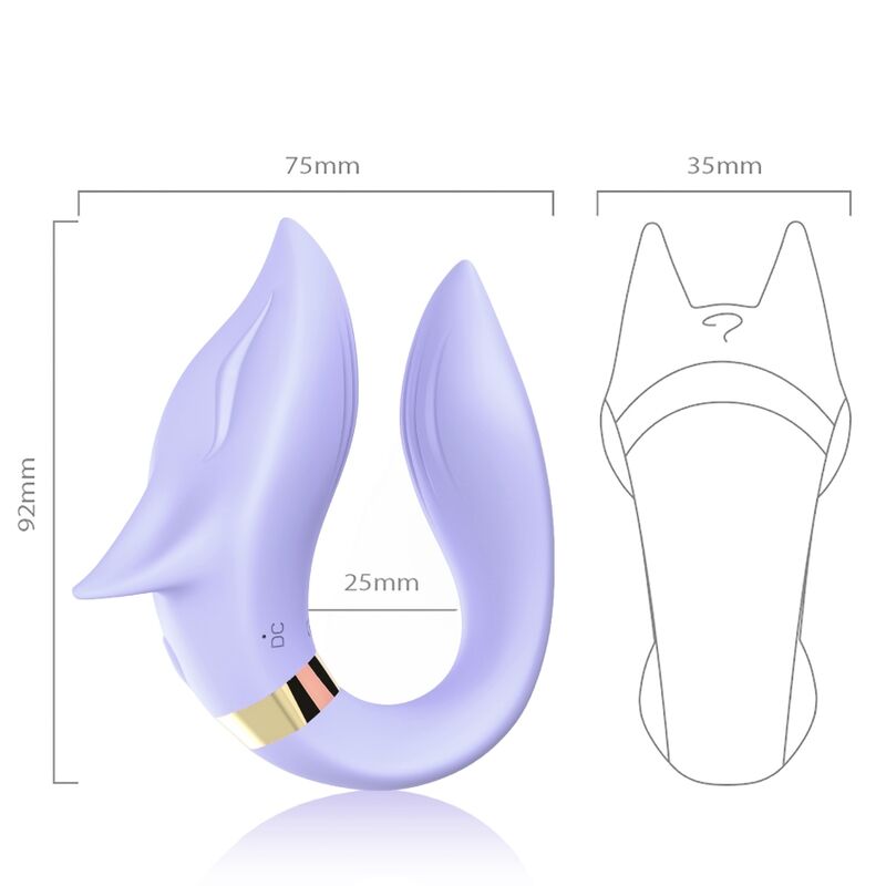 ARMONY - FOX Sensory Device FOR COUPLES REMOTE CONTROL PURPLE