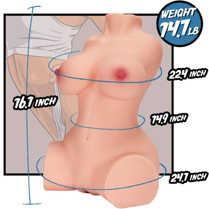 ARMONY - REALISTISCHES FRAUEN-TORSO-MODELL 10