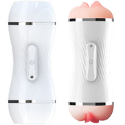 ARMONY - DOPPEL-VAGINA & MUND Sensorisches Gerät MASTURBATOR WEISS