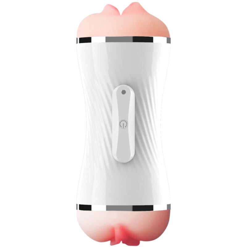 ARMONY - DOPPEL-VAGINA & MUND Sensorisches Gerät MASTURBATOR WEISS