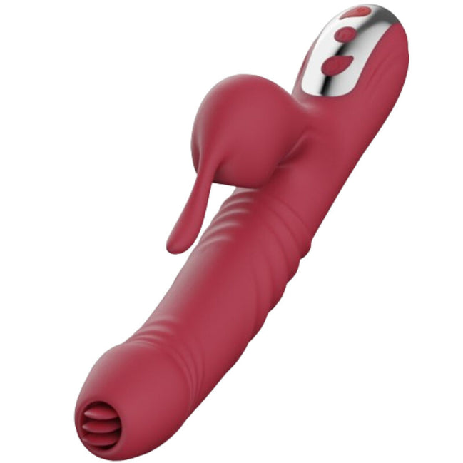 ARMONY - SUCK Sensory Device & SUCKER WITH STIMULATING TONGUE BURGUNDY