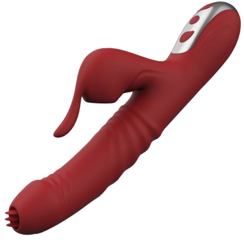 ARMONY - SUCK Sensory Device & SUCKER WITH STIMULATING TONGUE BURGUNDY