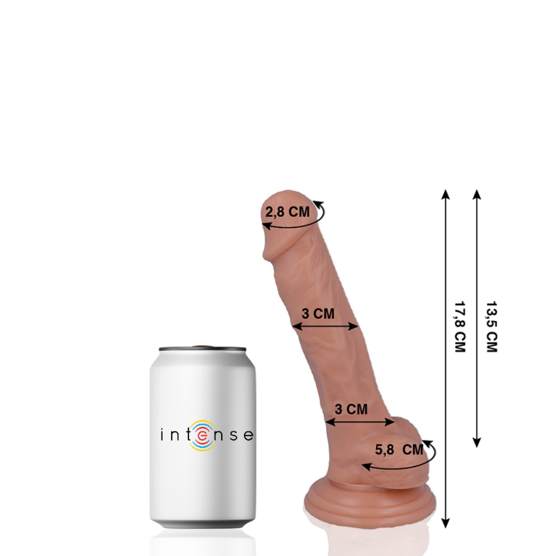 MR INTENSE - 9 REALISTISCHER PENIS 17.8 CM -O- 3 CM