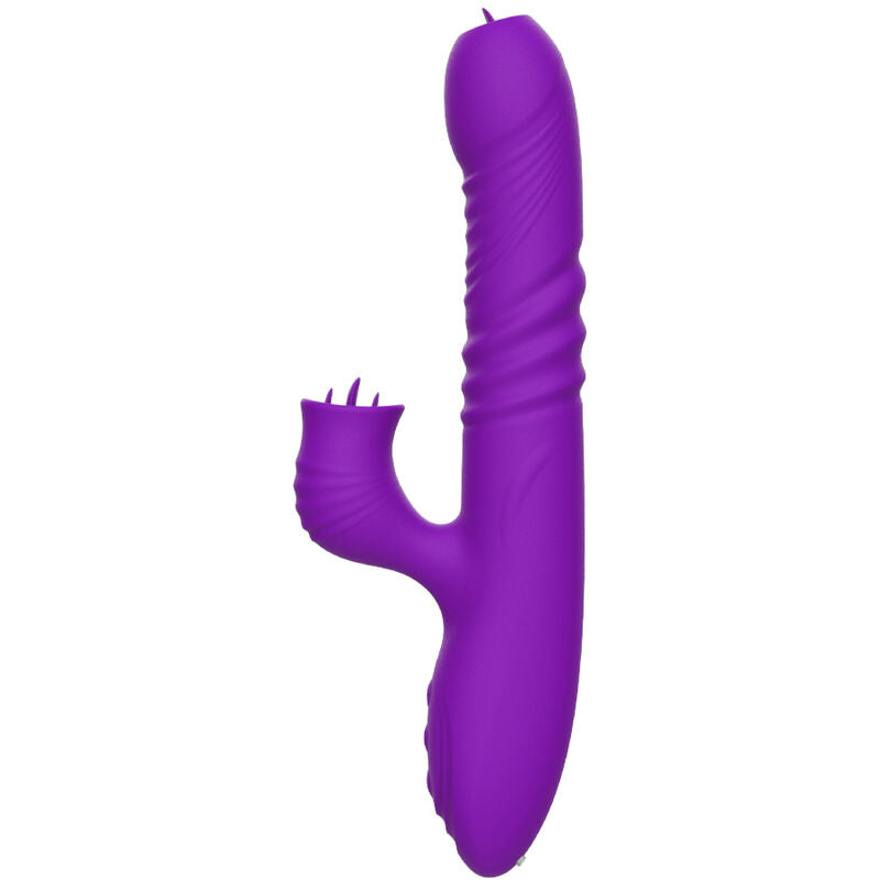 ARMONY - FULLY G SPOT RABBIT Sensory Device WITH STIMULATING TONGUE VIOLET HEAT EFFECT