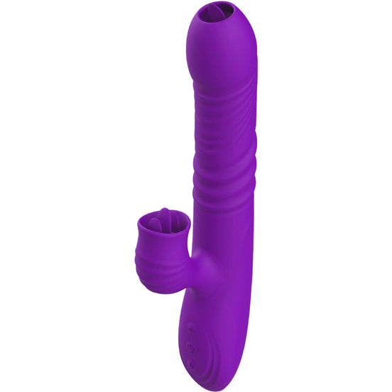 ARMONY - FULLY G SPOT RABBIT Sensory Device WITH STIMULATING TONGUE VIOLET HEAT EFFECT
