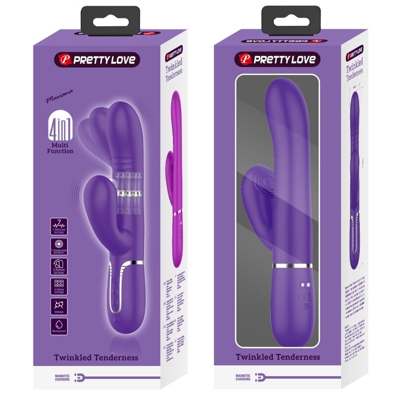 PRETTY LOVE - MULTIFUNKTION G-SPOT Stimulator VIOLETT