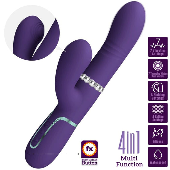 PRETTY LOVE - MULTIFUNKTION G-SPOT Stimulator VIOLETT