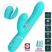PRETTY LOVE - MULTIFUNCTION G-SPOT Sensory Device AQUA GREEN