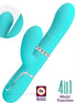 PRETTY LOVE - MULTIFUNCTION G-SPOT Sensory Device AQUA GREEN
