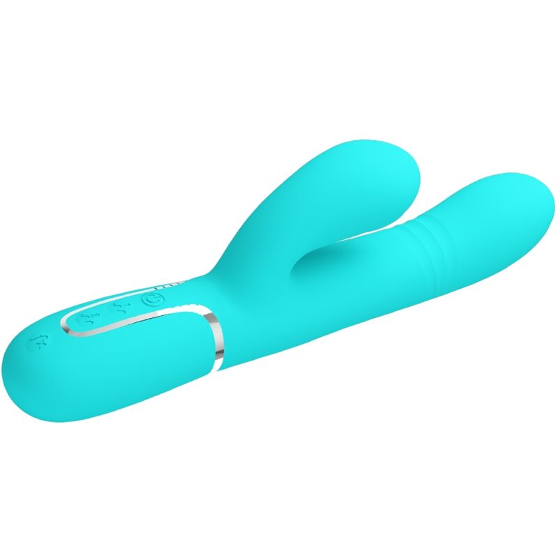PRETTY LOVE - MULTIFUNCTION G-SPOT Sensory Device AQUA GREEN