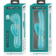 PRETTY LOVE - MULTIFUNCTION G-SPOT Sensory Device AQUA GREEN