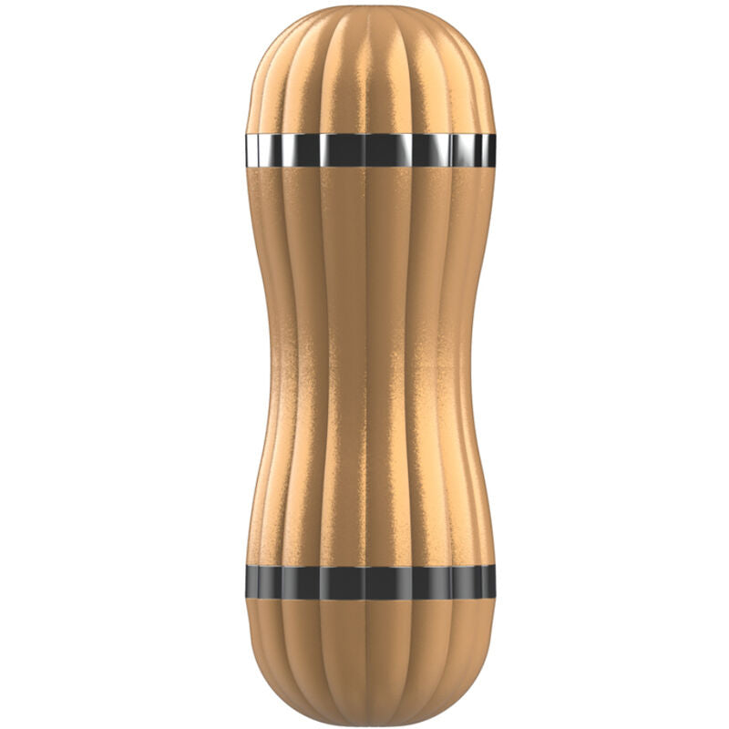 ARMONY - BEVIS DOPPEL-MASTURBATOR VAGINA & MUND OHNE VIBRATION GOLD