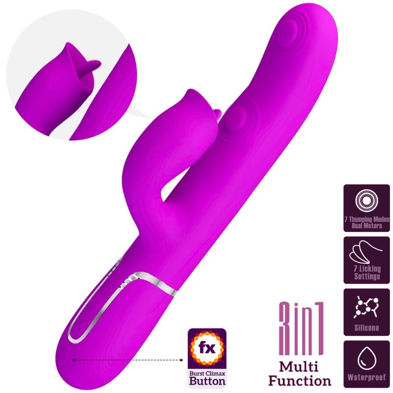 PRETTY LOVE – RABBIT Sensory Device MIT LEKFUCHSIA
