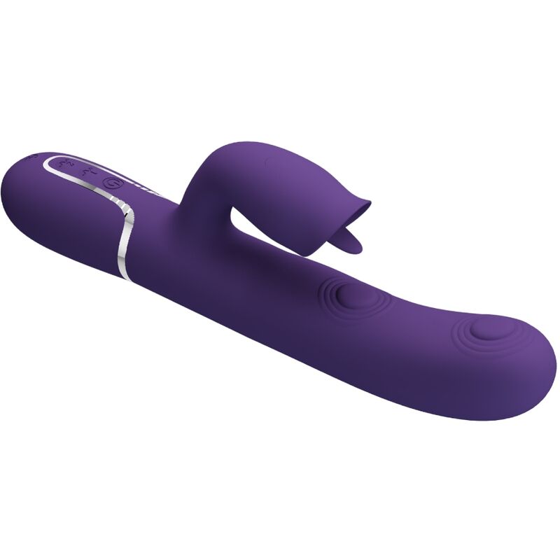 PRETTY LOVE - RABBIT Sensory Device WITH LICKING PURPLE