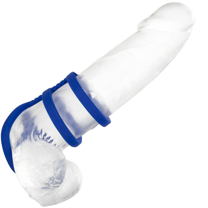 CALEXOTICS - ADMIRAL DREIFACH-PENIS-KÄFIG BLAU