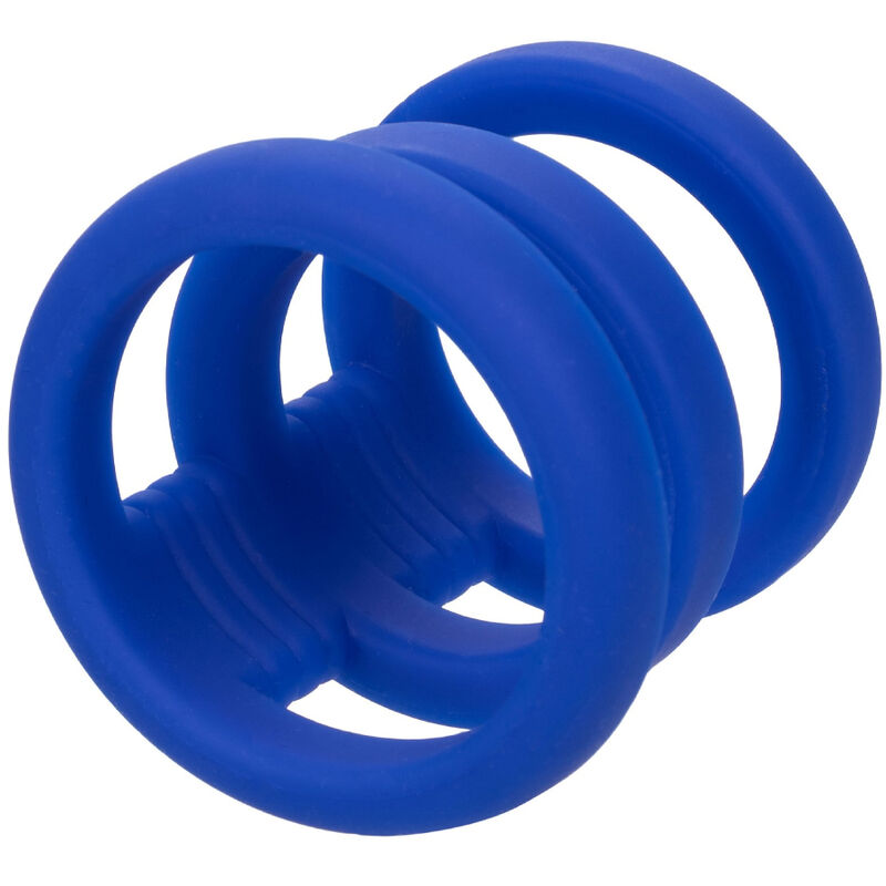CALEXOTICS - ADMIRAL DREIFACH-PENIS-KÄFIG BLAU