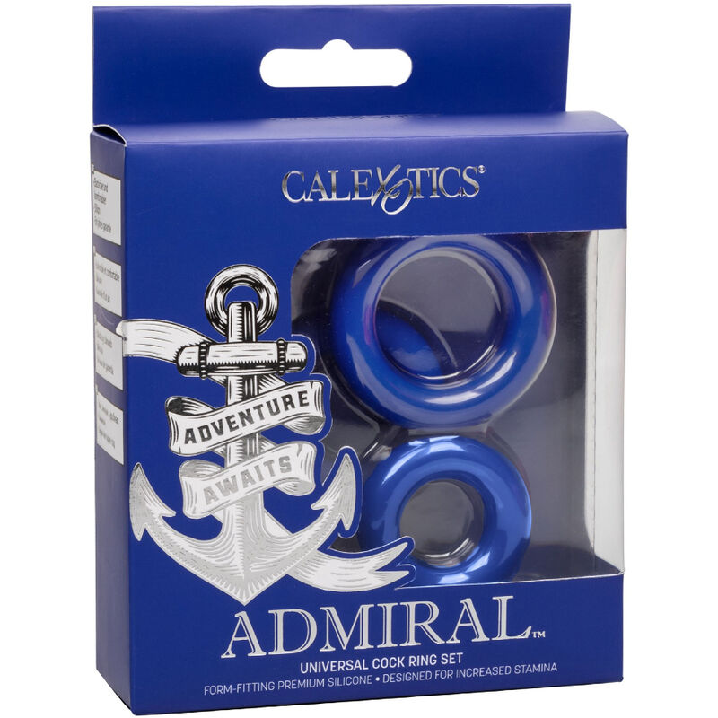 CALEXOTICS - ADMIRAL Intimate Wellness Ring SET BLUE
