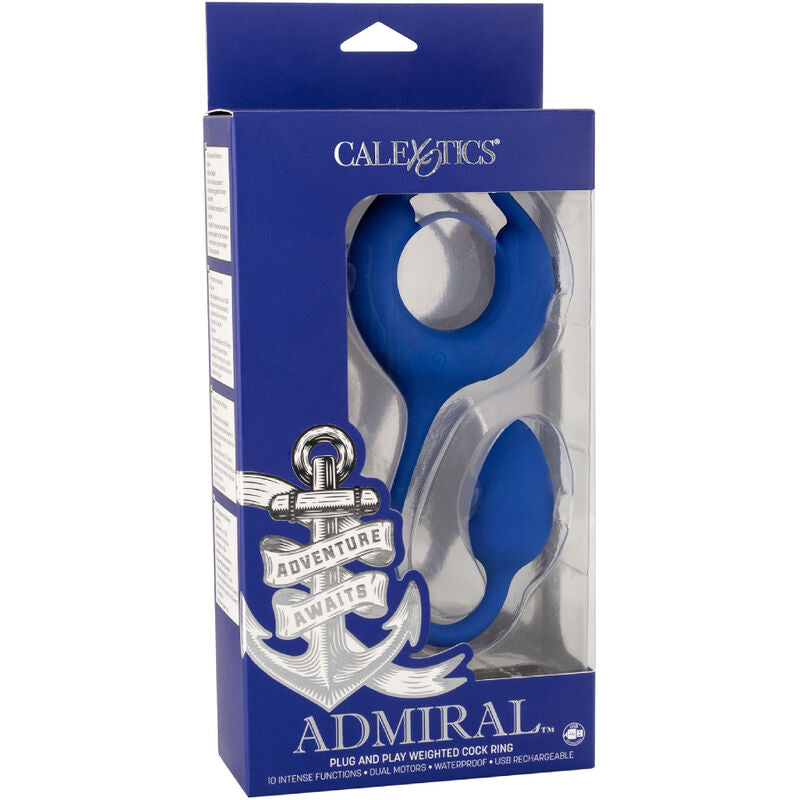 CALEXOTICS - ADMIRAL WEIGHTED Intim-Wellness-Ring BLAU