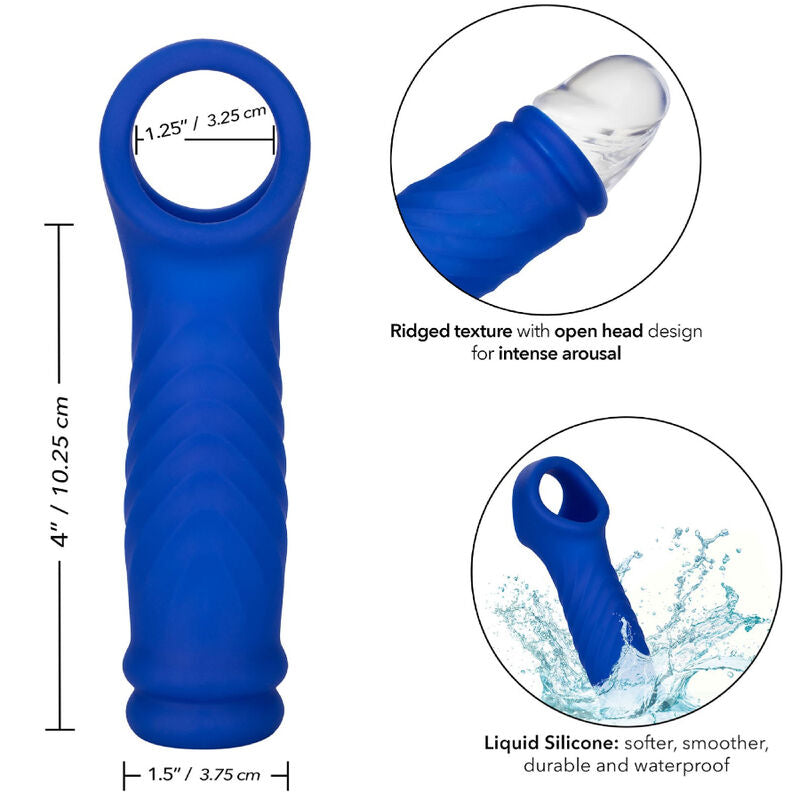 CALEXOTICS - ADMIRAL WAVE PENISHÜLSE FLÜSSIGSILIKON BLAU