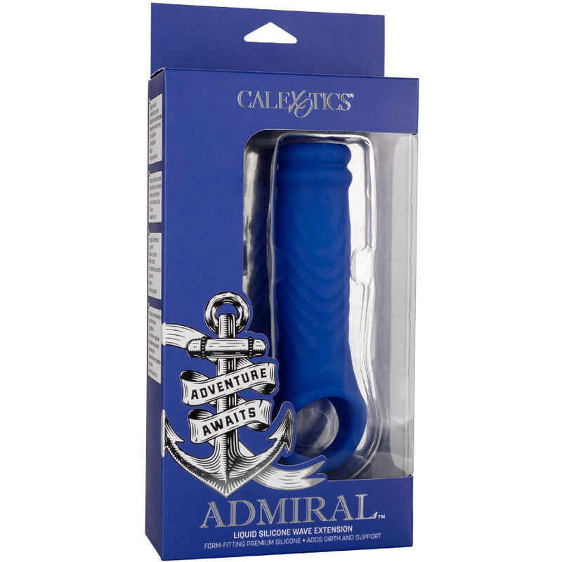 CALEXOTICS - ADMIRAL WAVE PENISHÜLSE FLÜSSIGSILIKON BLAU