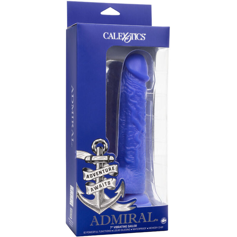 CALEXOTICS - ADMIRAL SAILOR REALISTIC Wellness Device Sensory Device BLUE