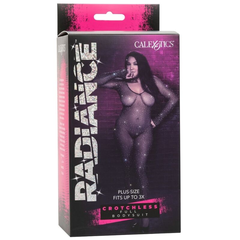 CALEXOTICS – RADIANCE CROTCHLESS GANZKÖRPER-BODY MIT STRASS UND PLUS SIZE