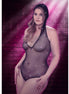 CALEXOTICS - RADIANCE HOODED DEEP V BODYSUIT PLUS SIZE
