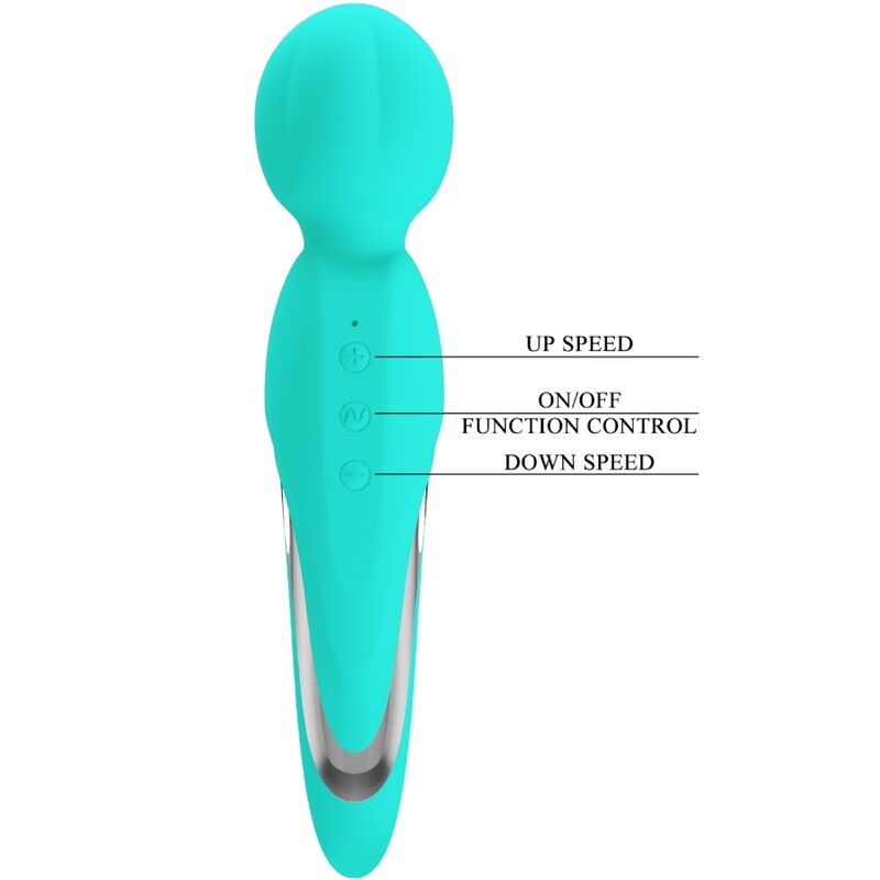 PRETTY LOVE - WALTER Sensory Device WAND AQUA GREEN