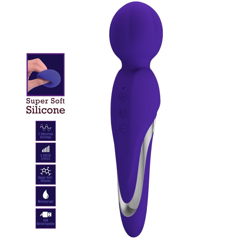 PRETTY LOVE - WALTER Sensory Device WAND PURPLE