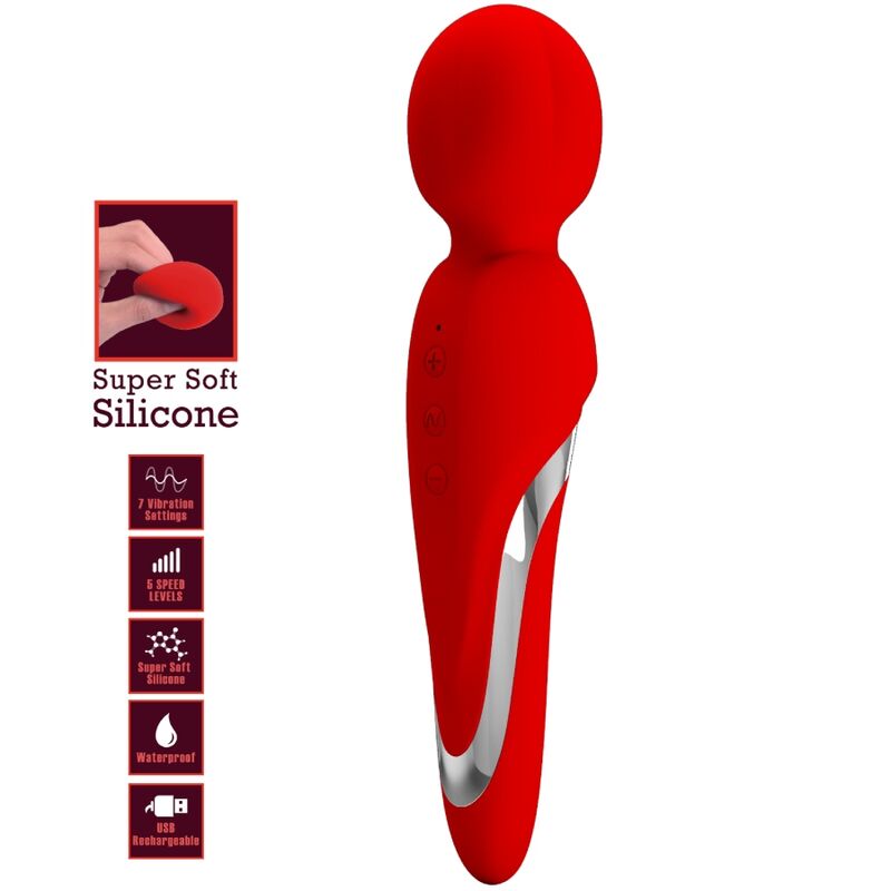 PRETTY LOVE - WALTER Sensory Device WAND RED